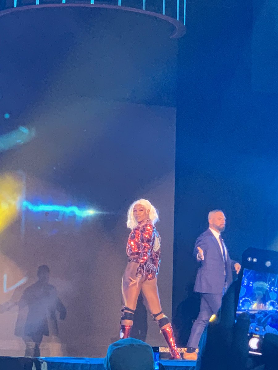 RealEdwinV's tweet image. Last Wednesday @AEW dynamite in Newark NJ @PruCenter I just landed in from L.A my brother got to go and got some great pictures of @Jade_Cargill #JadeBrand @MarkSterlingEsq #AEW #AEWDynamite
