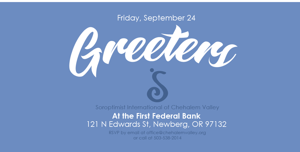 CVC_Commerce's tweet photo. This Friday! Our lovely friends at Soroptimist International are hosting this weeks Greeters! Will we see you there?

#chehalemvalleychamber #chamberofcommerce #chehalemchamber #supportlocal #greeters #event #greetersevent #soroptimist #soroptomistinternational https://t.co/CX00pq8yCB