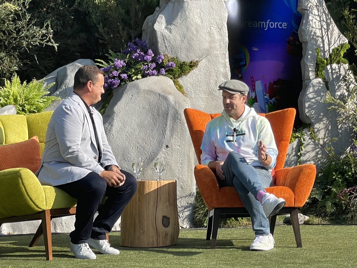 Jason Sudekis on stage now!! #DF21