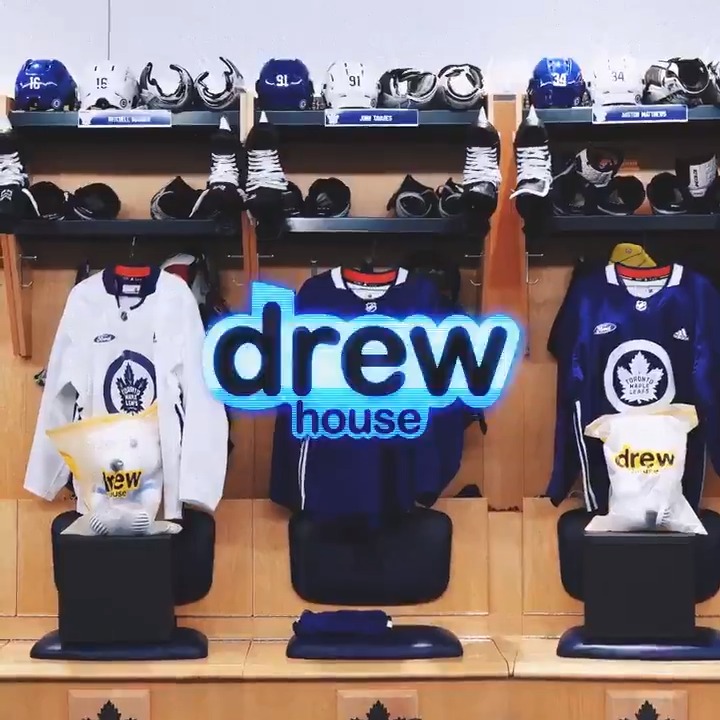 NWT, NHL, Maple Leafs x Drew House, Bieber