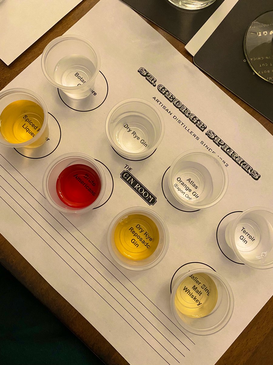 So excited that <a href="/StGeorgeSpirits/">St. George Spirits</a> is in St Louis teaching us all about their gins and more! (<a href="/Natashasginroom/">The Gin Room</a>)