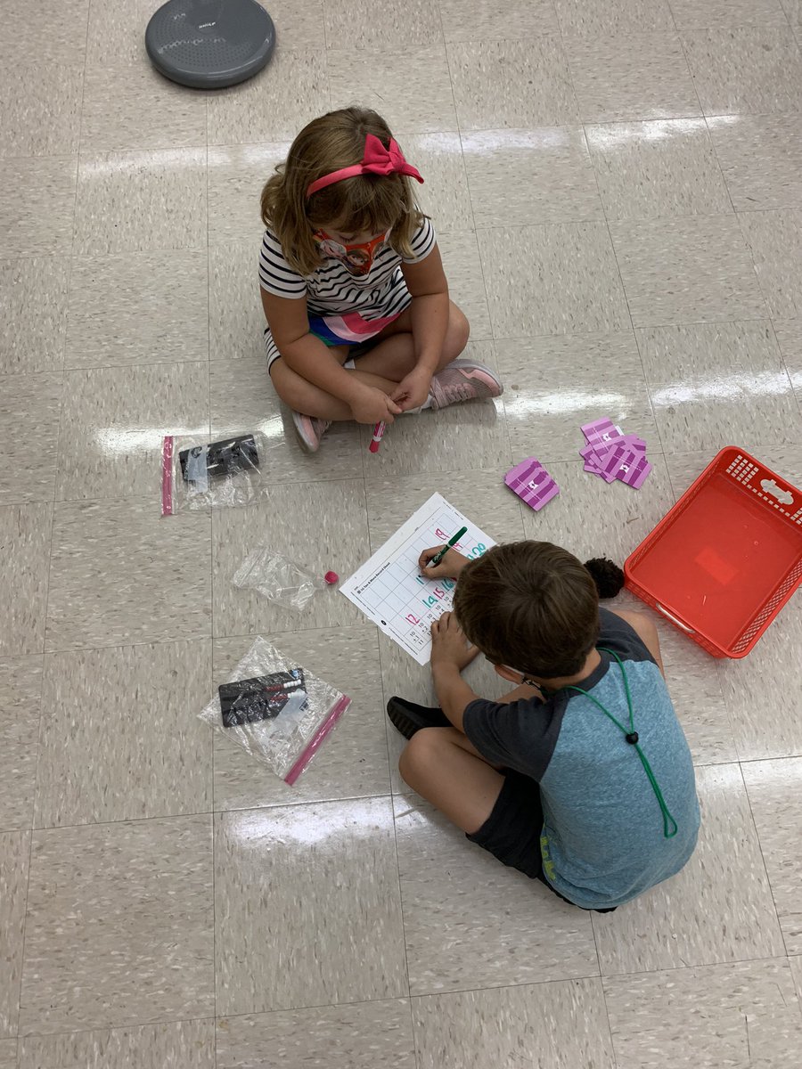 hes_smcps's tweet image. Mrs. Colao’s first grade mathematicians hard at work today!