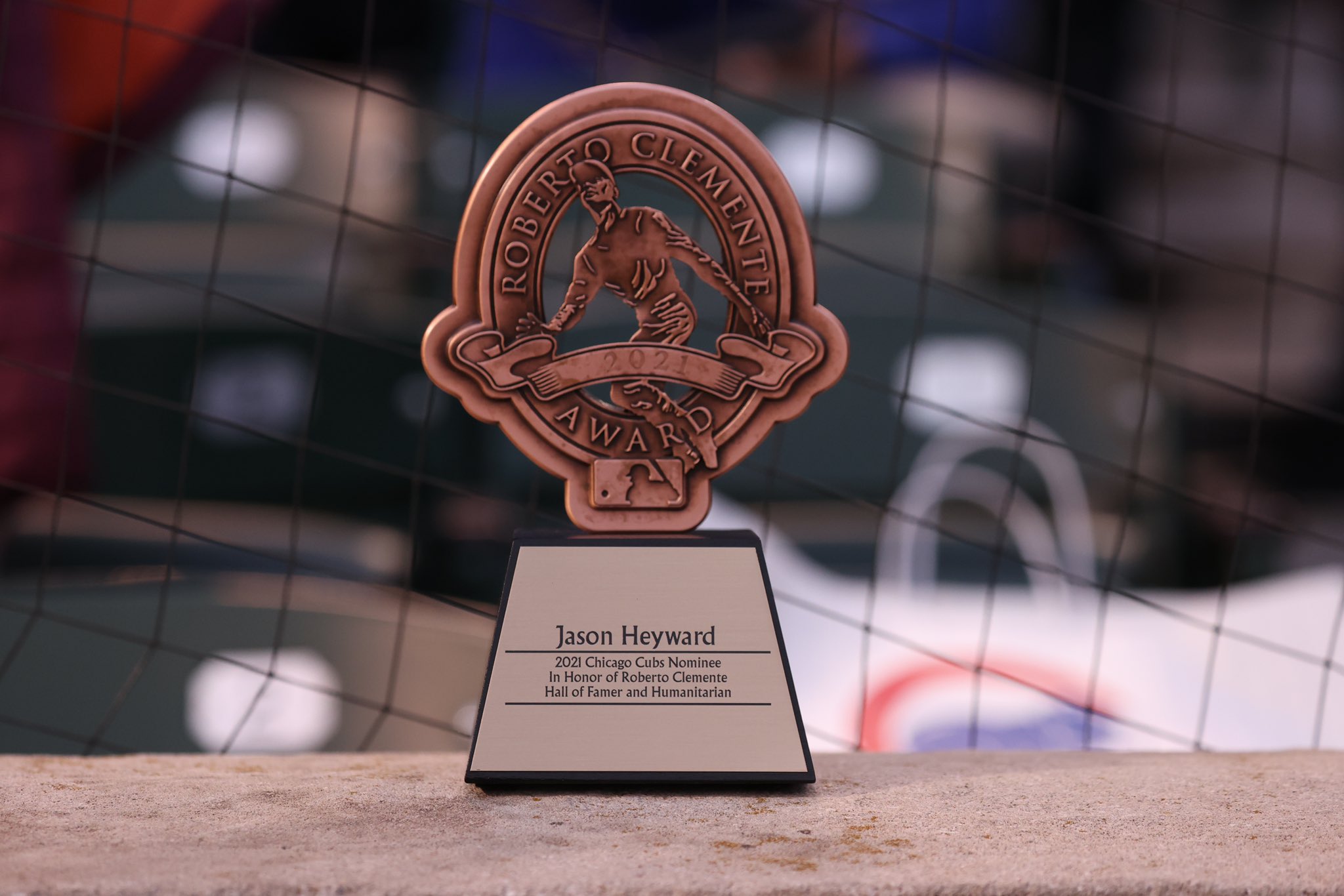 Cubs Charities on X: #CubsRBI players joined us at Wrigley Field on  Tuesday night as the @Cubs honored Jason Heyward as their Roberto Clemente  nominee and recognized Deputy Governor @SolAmoresFlores as the