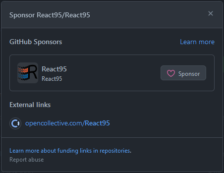 React95lib's tweet photo. You can now use @github to sponsor us!

#react #Reactjs #react95 https://t.co/pAx3Vg3riz