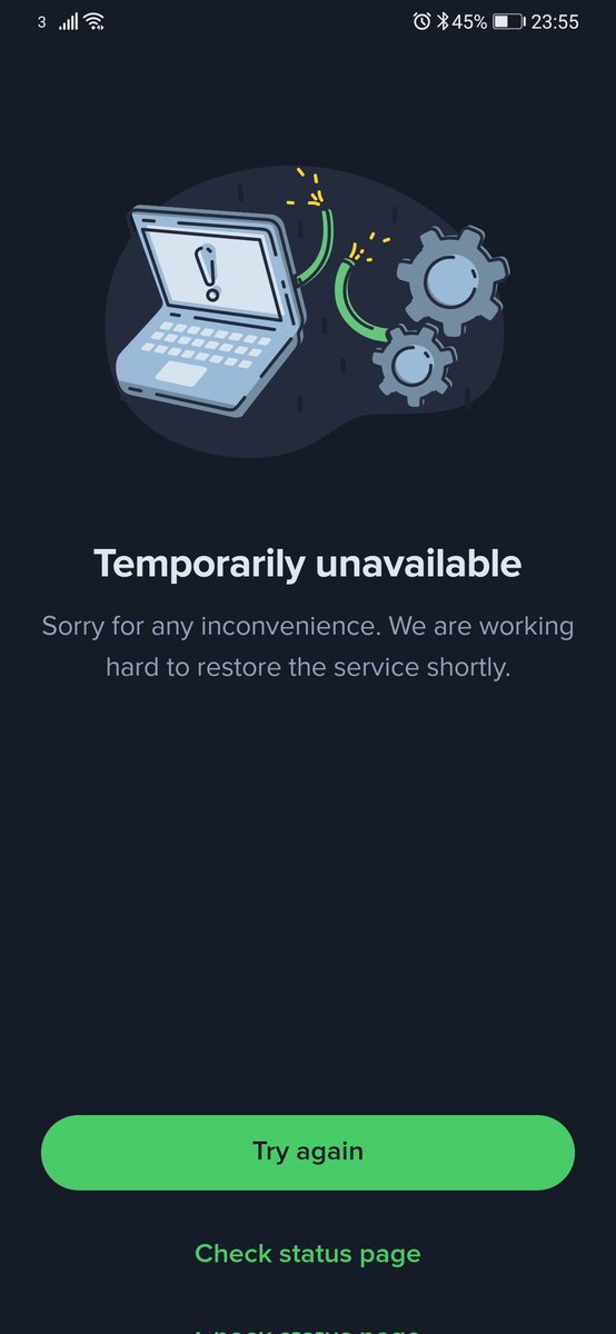 F_Branter's tweet photo. @UpholdInc Updated the app via play store on android got asked some deep questions and now I can't access my account, temporarily unavailable hmmmm? https://t.co/lsY4GiXy6i