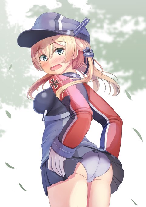 風のいたずら

#艦これ 
#プリンツ 