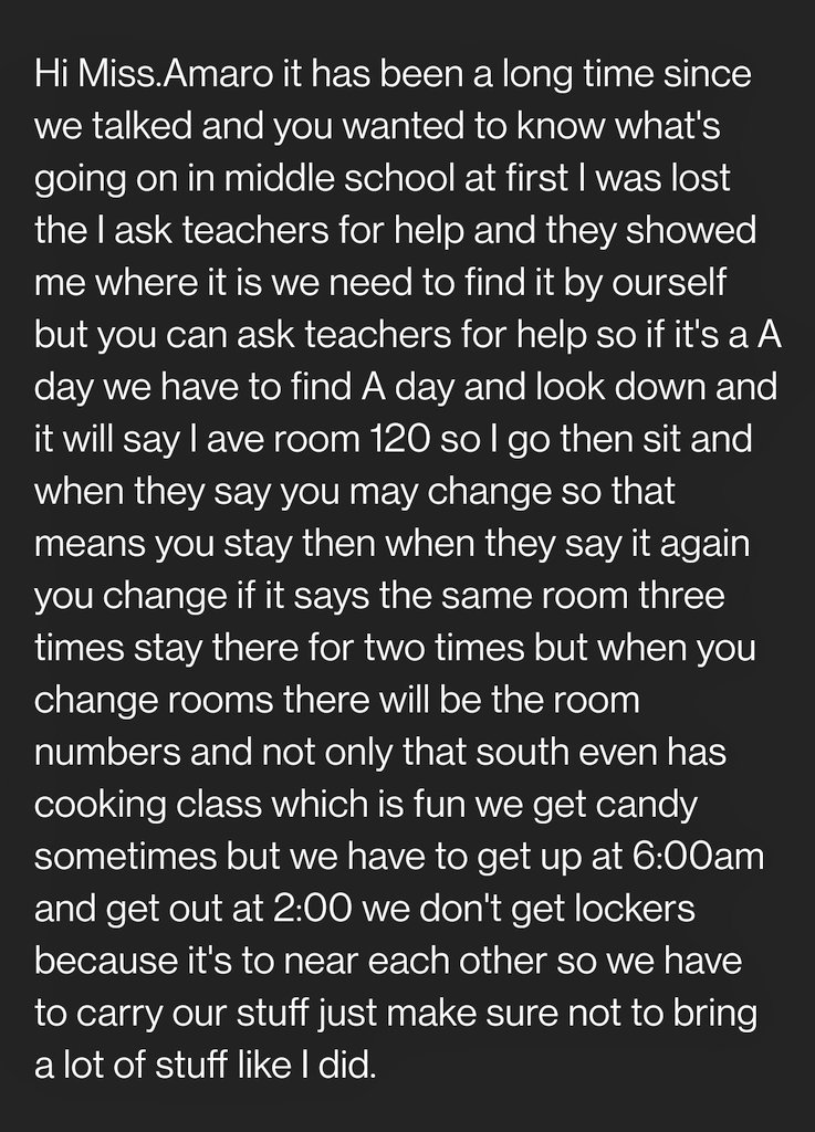 Yes girly! Tell me alllllll about middle school 😍😍😍😍 #2020-2021Babies