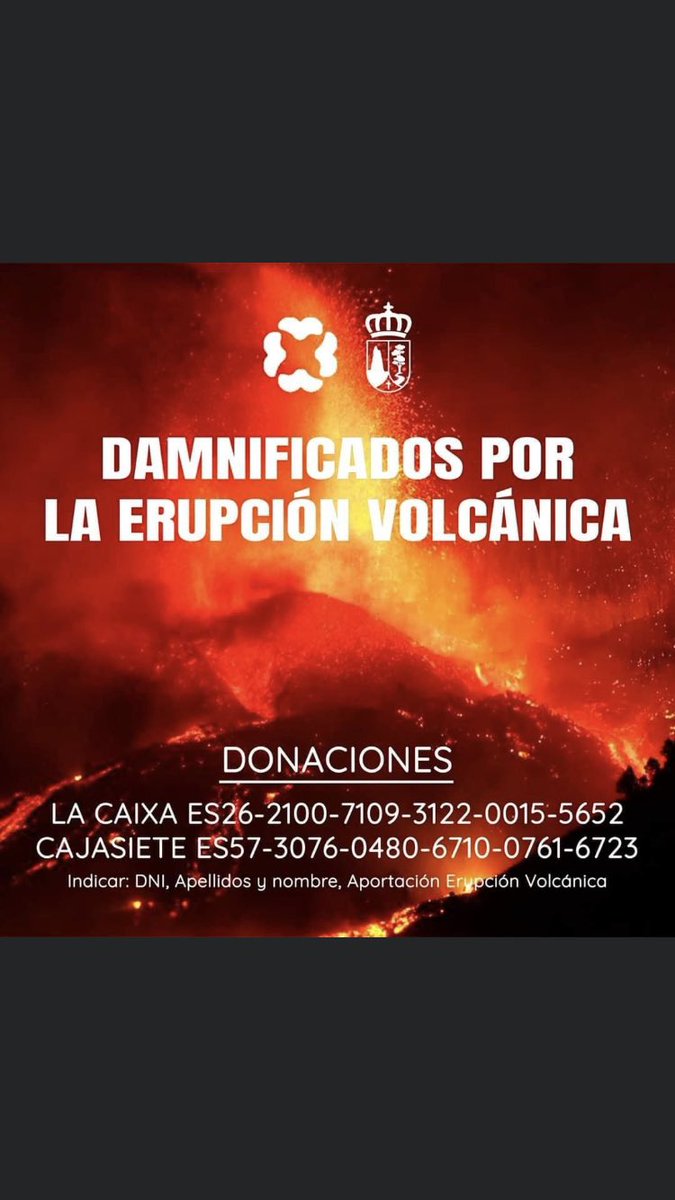 TrigoGuerr's tweet image. #SoSLaPalma