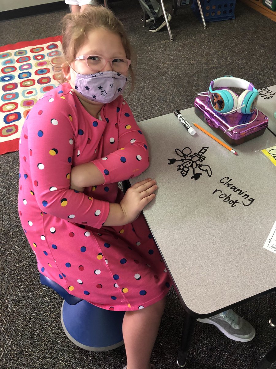 A little prep work this week before inquiry week. Today we learned about kid inventors and the students brainstormed their own invention ideas. ⁦<a href="/RVRoadrunner/">Ridgeview Elementary</a>⁩ #ShareTheGoodLPS