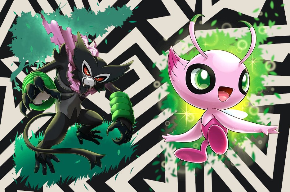 Pokémon Sword And Shield's Dada Zarude And Shiny Celebi