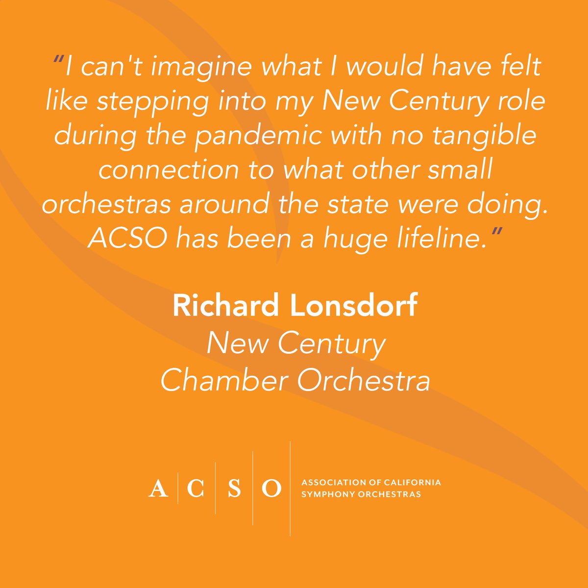 Join ACSO today! Our 21/22 membership year starts Oct 1. We welcome individuals and orgs of all sizes working in the classical music sector, even if you're outside of CA. You'll  be joining a network of 120 orgs and their 3k+ staff, board, and musicians. acso.org/membership
