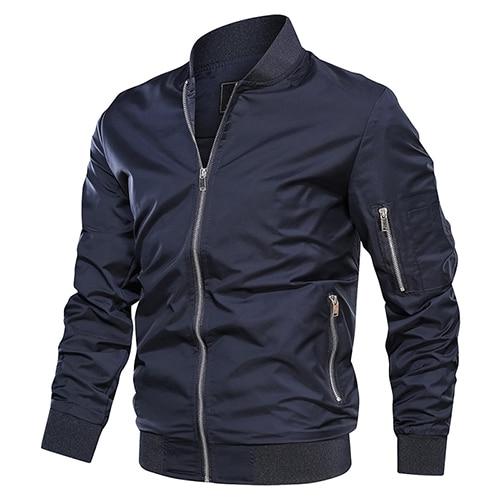 thomasandkay's tweet photo. First day of Autumn is tomorrow! Celebrate Autumn with Our Baseball Bomber Jacket. It comes in autumn colors of Black, Navy, Green, Wine and Gray. Deep Inner Pocket and side pockets are convenient. #mensclothing #thomasandkay #thomaskay #jacket #sportswear #baseball #autumnfalls https://t.co/ihBAT6DwXm