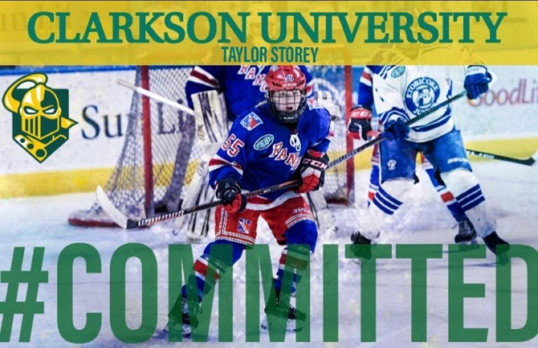 🚨Commitment Alert🚨
The K-W Rangers Coaching Staff is very happy to share that Taylor Storey has made a commitment to the <a href="/ClarksonWHockey/">Clarkson Womens Hockey</a> program for the fall of 2023. Taylor, your coaches &amp; teammates share in the excitement of this wonderful news!❤💙 #Rangerpride
 <a href="/wloogmha/">Waterloo Girls Minor Hockey Association</a>
