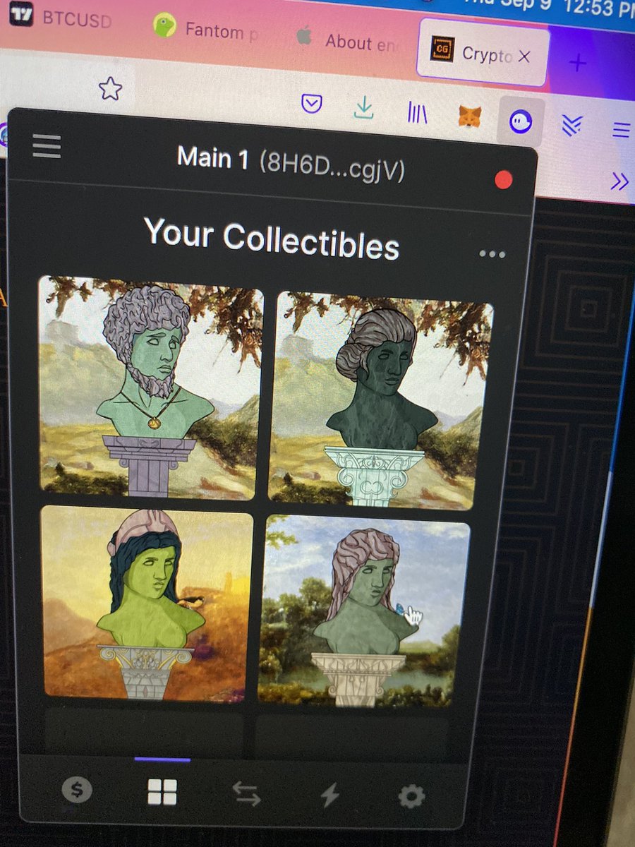 <a href="/SolCryptoGreeks/">Crypto Greeks Ω (SOLD OUT)</a> I have like 20 this is some