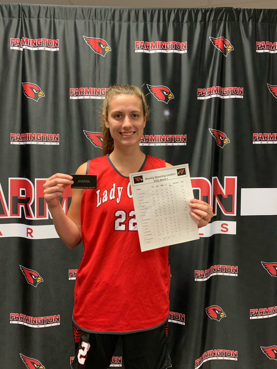 farmingtonfast's tweet image. This week’s Cloud 9 Nutrition “Shooter of the Week” Winner is @jennalawrence34! Great job Jenna and thank you to Cloud 9 Nutrition for your support of @farmingtonfast!