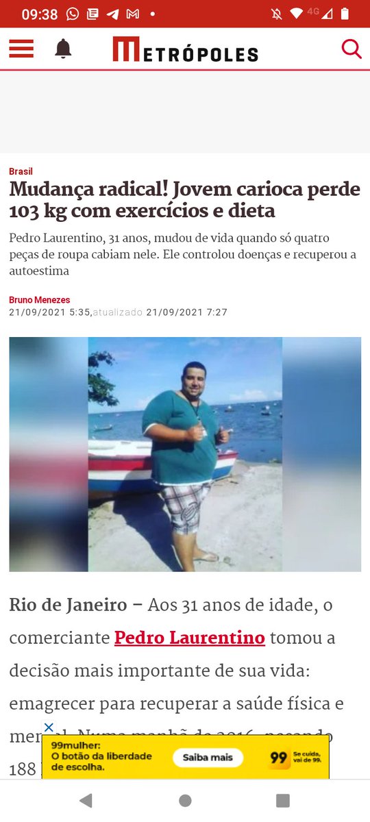 AcadCarioca_Rio's tweet photo. Boa notícia! Bom exemplo! Participante do Programa Academia Carioca mostra que uma mudança positiva e duradoura é resultado de uma efetiva coordenação do cuidado. Atividade Física do Programa Academia Carioca é APS mais forte! https://t.co/eQD480keq8