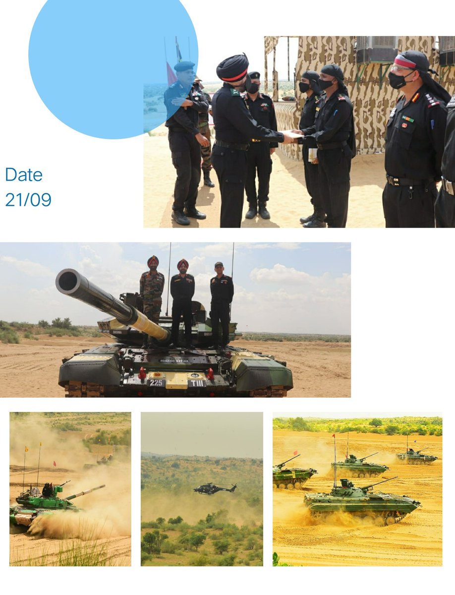 PRODefRjsthn's tweet photo. #LtGenASBhinder Army Cdr #saptashakticommand visited #MFFR 20-21 Sep - Witnessed field firing of formation units - Reviewed #Oppreparedness Highlighted upon #Integratedtraining & exhorted all ranks to continue to excel #DOTDiv
@drajaykumar_ias @SpokespersonMoD @adgpi @PIBJaipur https://t.co/cQoG9Y2kyd