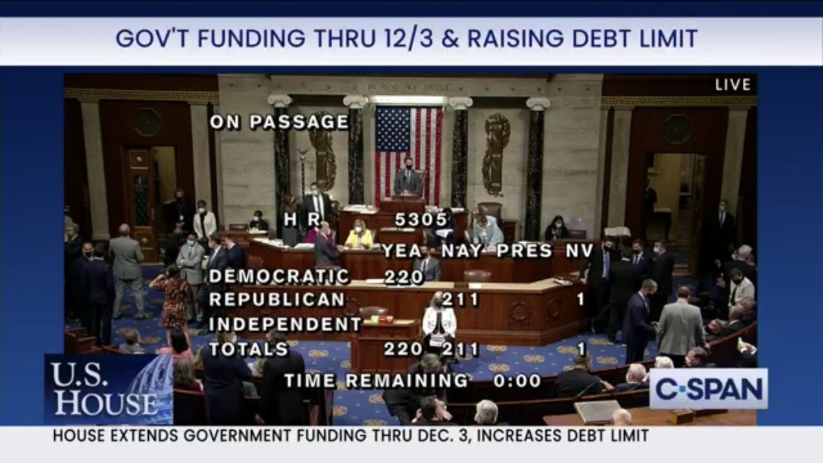 Acyn's tweet photo. No Republican votes to keep the government from defaulting https://t.co/BiJT5FGCRz