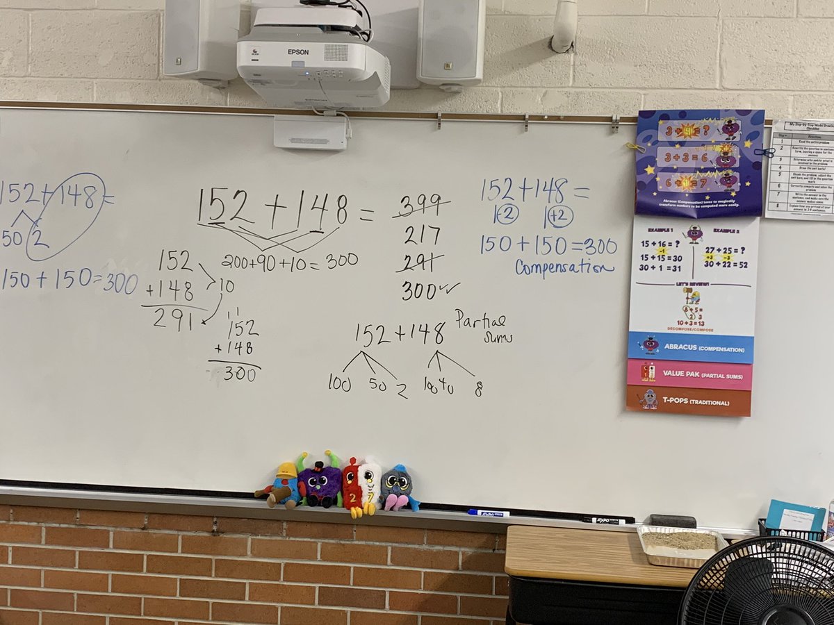 SIS4Teachers's tweet photo. Math Mights are making their rounds! Check out this number talk they watch today in Adrian schools! #mathmights #moldingmathmindsets https://t.co/NxCDpheew2