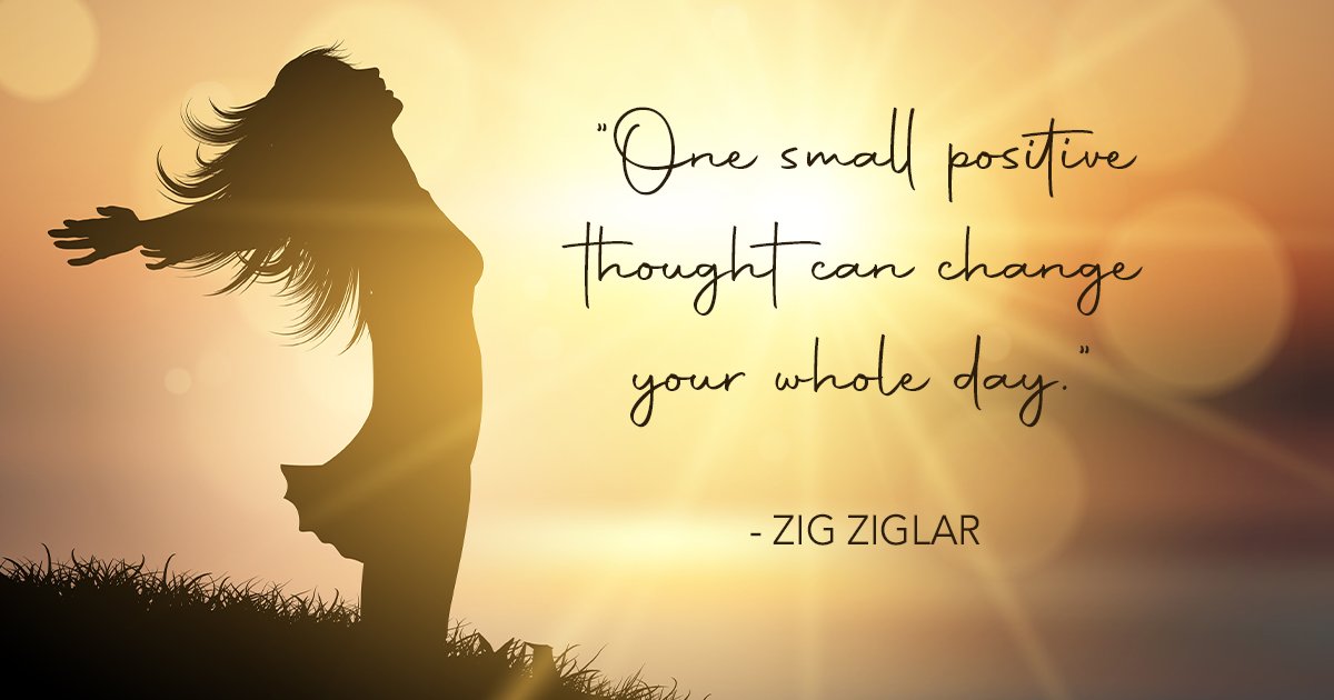 EarlyLearningM's tweet image. &quot;One small positive thought can change your whole day.&quot;

- Zig Ziglar

#inspiration #motivation