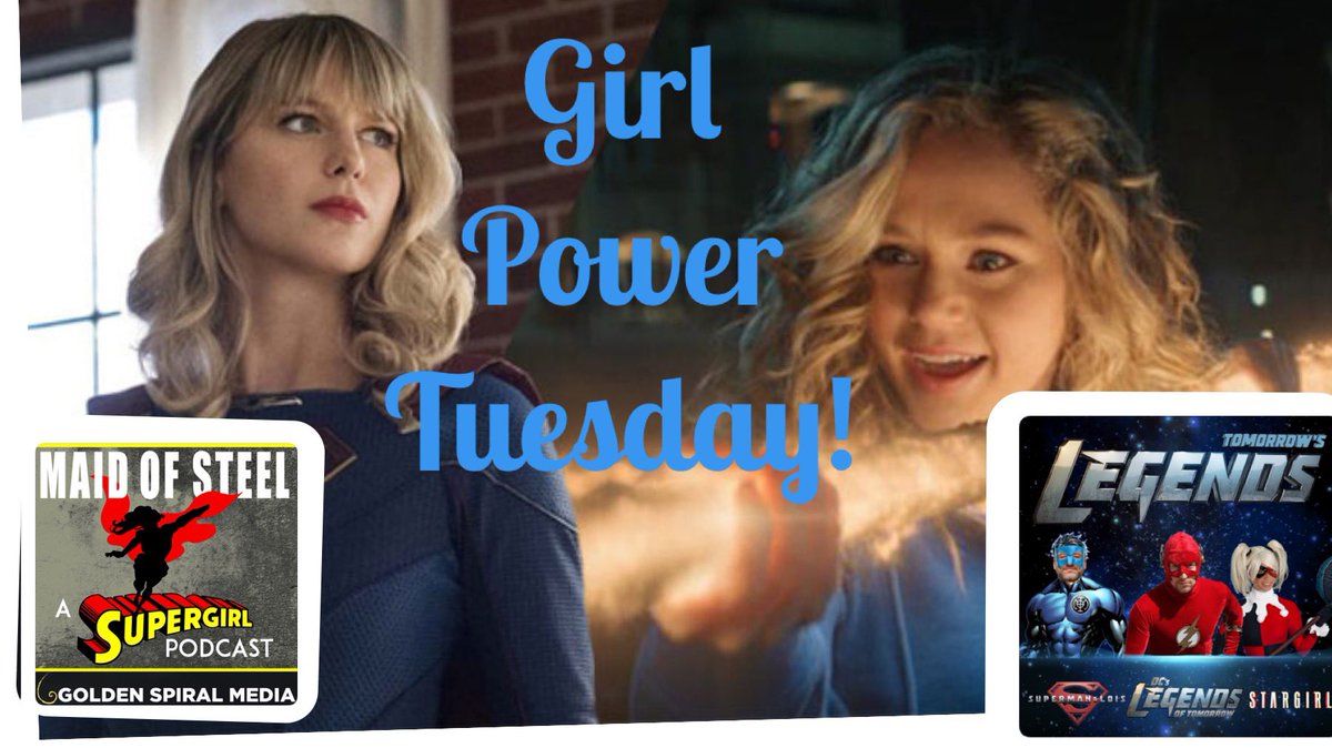 Happy Girl Power Tuesday Everyone!!  The #CosmicCrew <a href="/TomorowsLegends/">Tomorrow’s Legends | Covering Superman & Lois</a> Need your thoughts on #StargirlCW and Maid of Steel wants to know your thoughts on #SupergirlCW Hope to hear from you soon! 😊❤️🦋