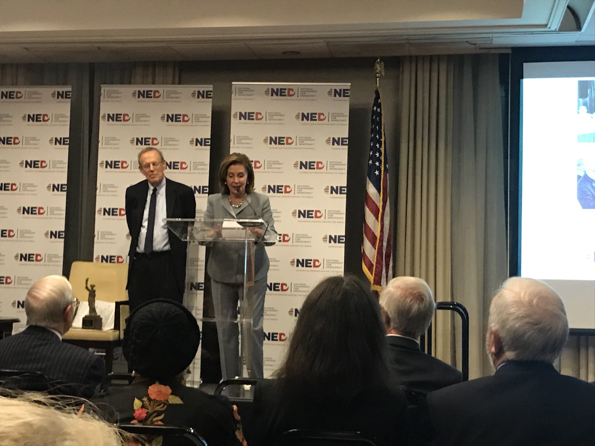 Francis Fukuyama on Twitter: "Nancy Pelosi honoring Carl Gershman