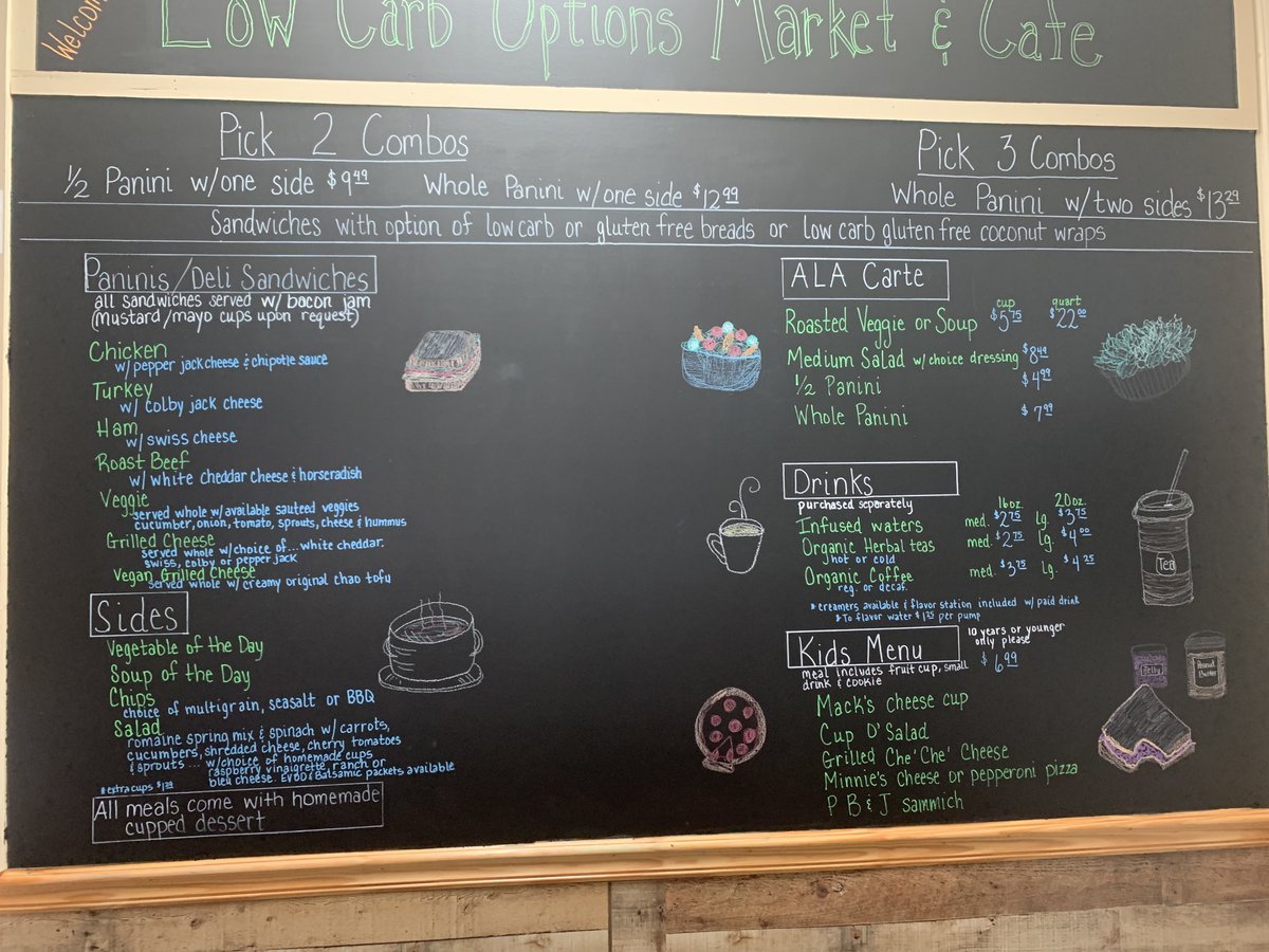 LinDeb8's tweet image. check out our new and improved menu board