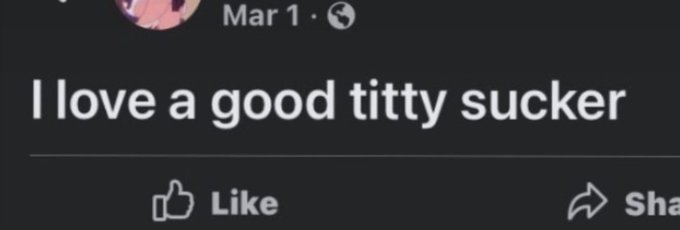 It is i who loves titty sucking 🤤🥴 https://t.co/wqJbHdHxMV