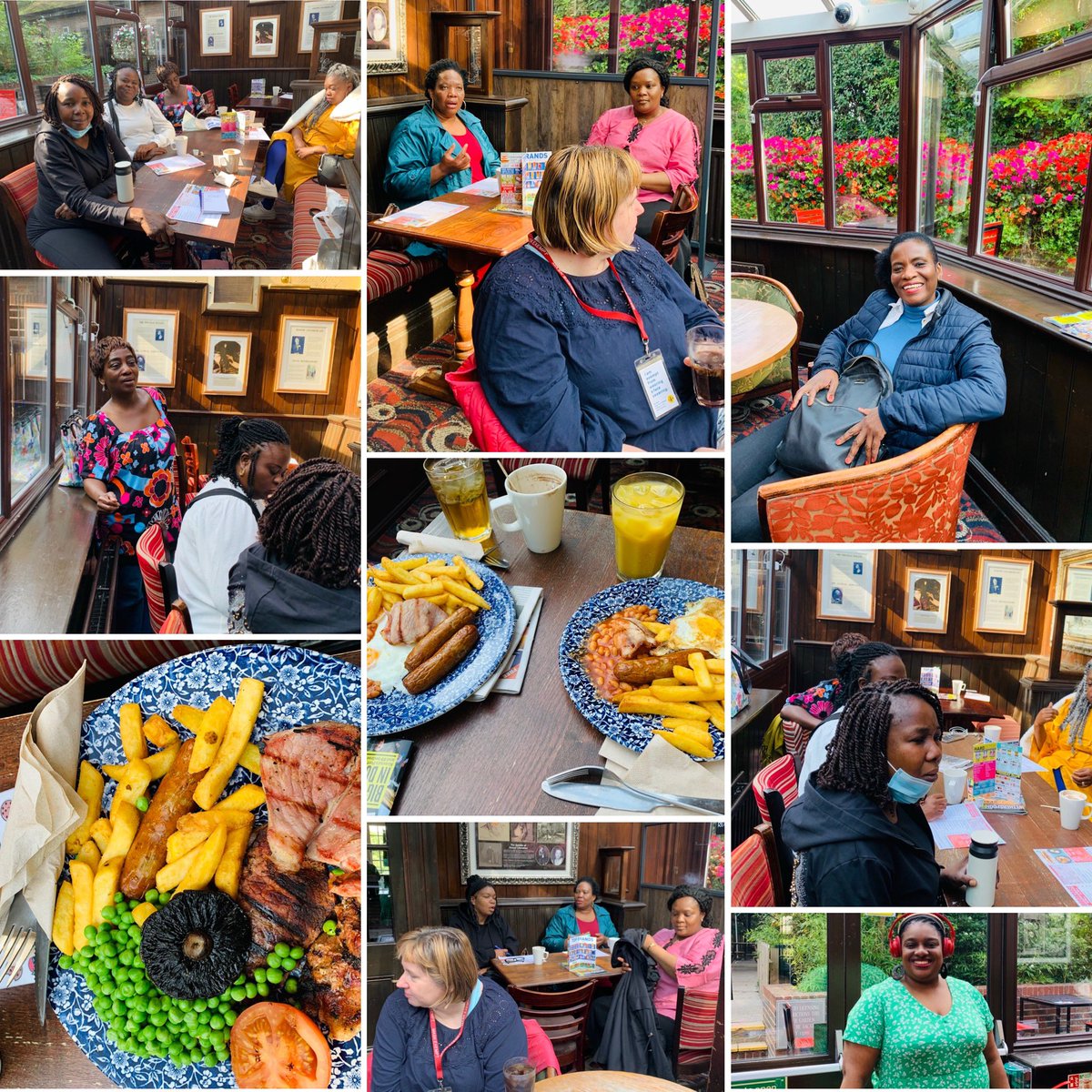 QueenEku's tweet photo. Flashback from September Flashy Wings Coffee morning.
@FaganHelen
#vawggrassrootsfund 
@London_cf. Thank you to our funders. https://t.co/EJjnaZPHyT