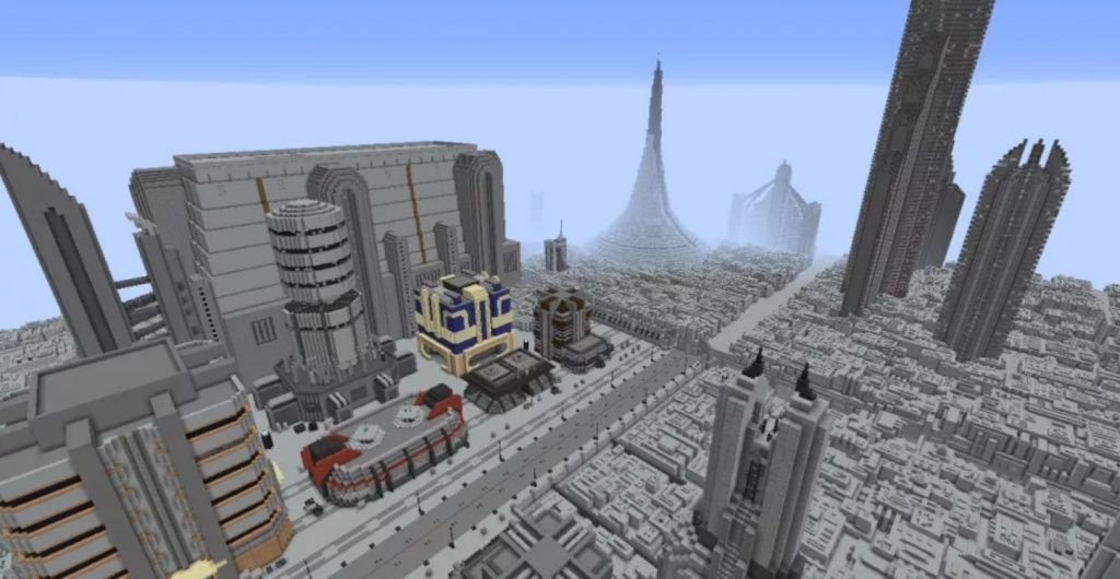 TheSWU's tweet photo. NEWS: Someone is creating the entire Star Wars Galaxy in Minecraft. ✨ https://t.co/no6rWeFFaV https://t.co/Ffb1tR8oph