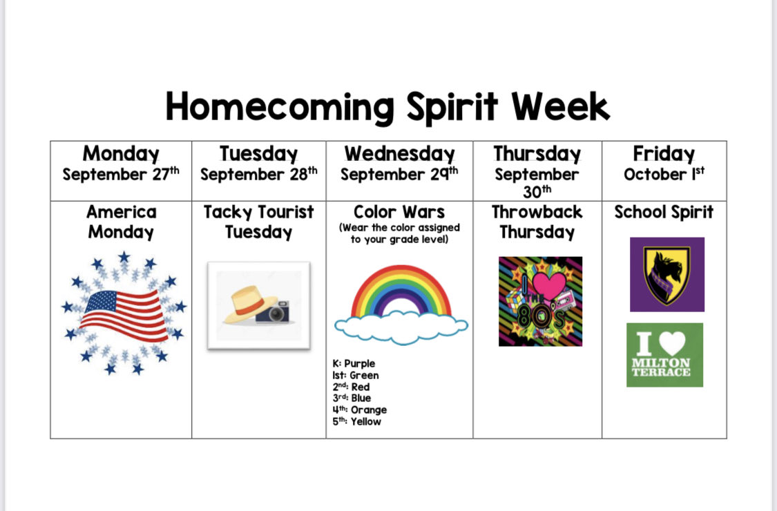 We’re looking forward to #SpiritWeek next week! #WeLoveMTE💚#bscsd