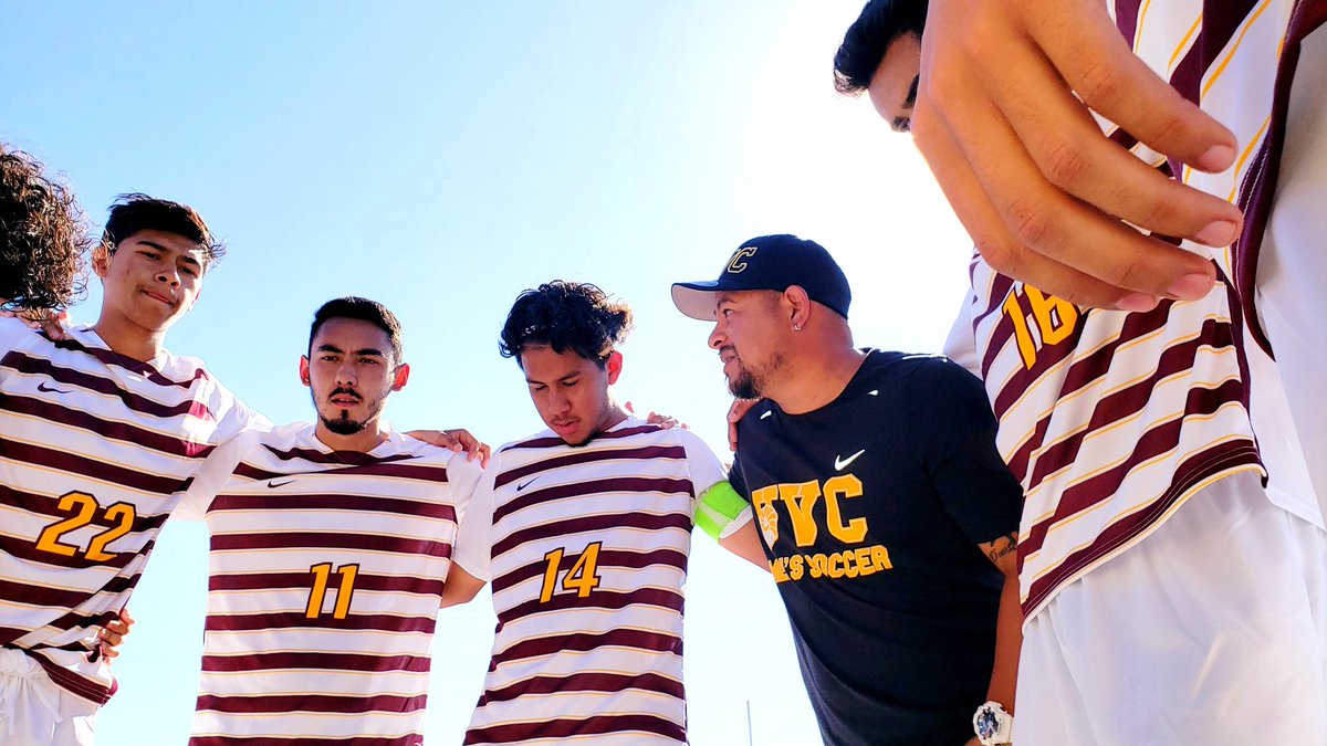 #Compton College couldn't crush us. <a href="/VVCedu/">VVC</a> Men's #Soccer remains undefeated, scoring its first goal away for a 1-1 draw. Sebastian Nolasco flicked his header into goal from a Bryan Ortiz assist.
