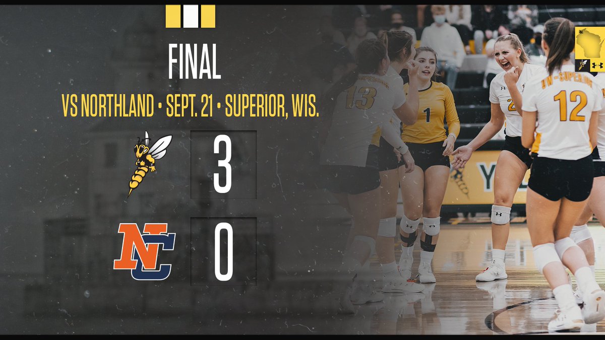Yellowjackets make quick work of Northland, sweeping the LumberJills to open <a href="/umacathletics/">UMAC Athletics</a> play with a win!

#WeAreSuperior