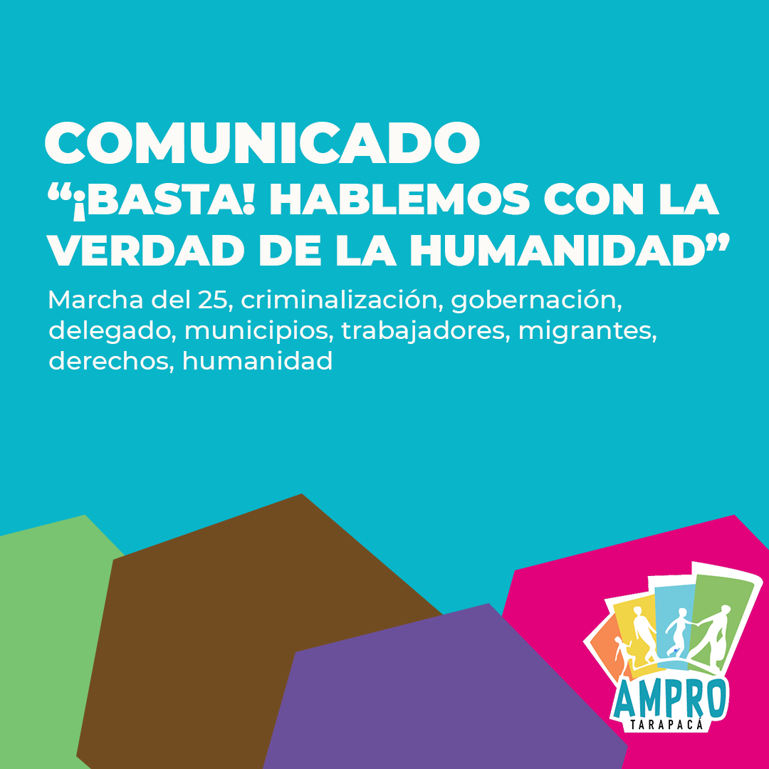Asam.Abierta de Migrantes y Pro Migrantes Tarapacá tweet media