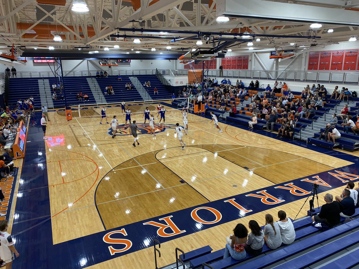 Incredible atmosphere for tonight’s volleyball game at Liverpool High School! #WarriorPride