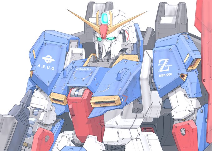 Ζガンダム描きました!! 