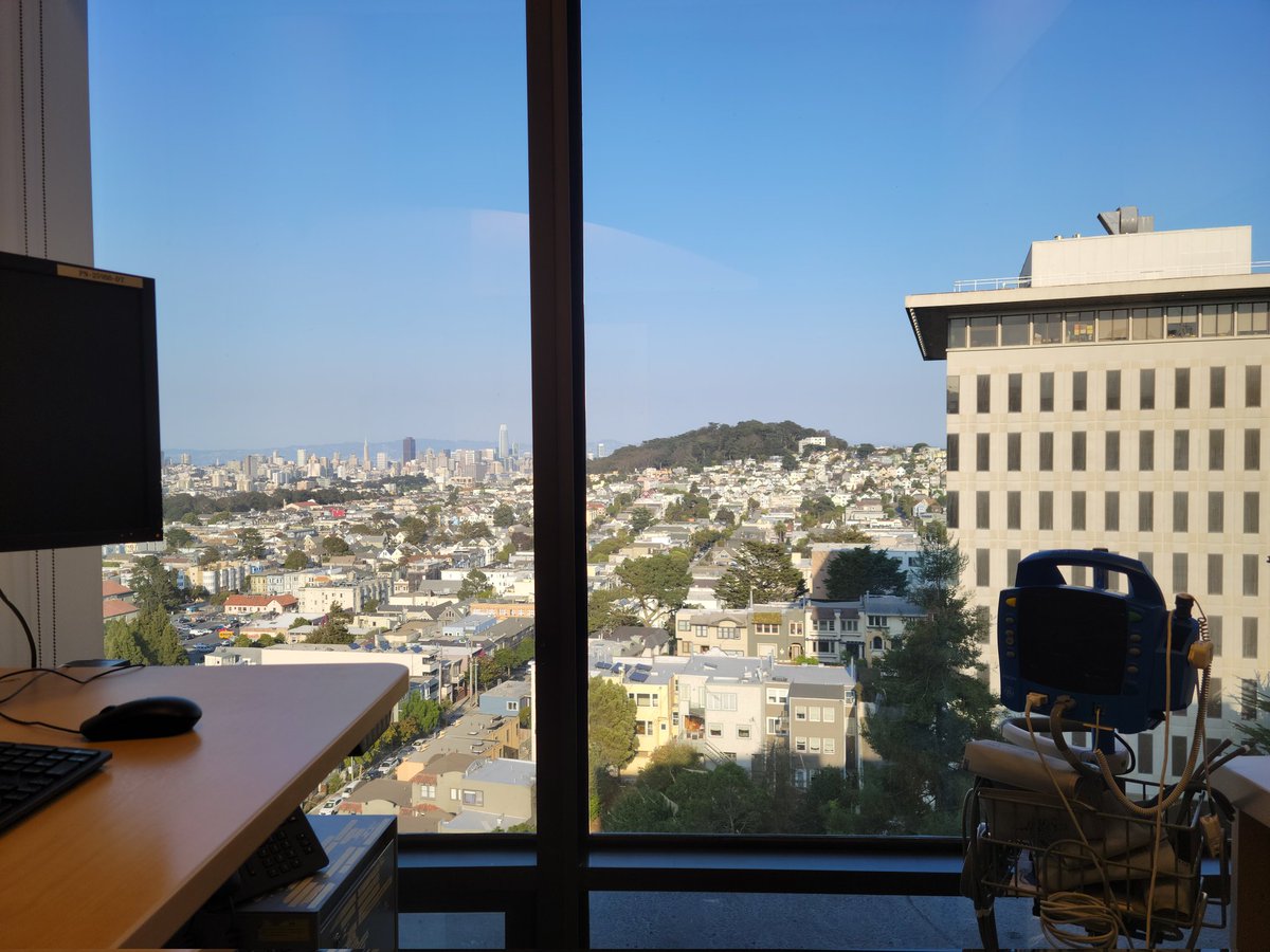 It's a warm sunny day here at Parnassus <a href="/UCSFNephrology/">UCSF Nephrology</a> <a href="/CRRTiff/">Tiffany Truong</a> #notfoggy