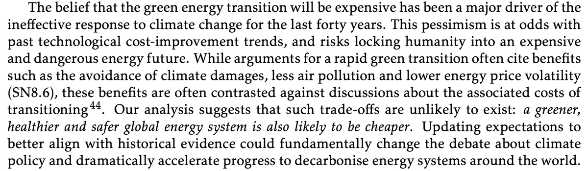 TimBuckleyCEF's tweet photo. This paper concludes the economic cost of addressing climate change are maximised by going slowly &amp; procrastinating. This point has been repeatedly missed by @ScottMorrisonMP &amp; @joshfrydenberg.
Lets hope @ChrisBowen &amp; @AlboMP get to grab the huge investment opportunities for 🇦🇺! https://t.co/9UBOs7aaza