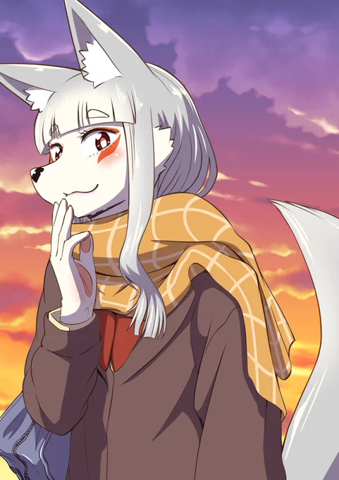 #イラストを4枚貼ると秋風に乗って絵柄を好いてくれる人の元へ届くらしい 