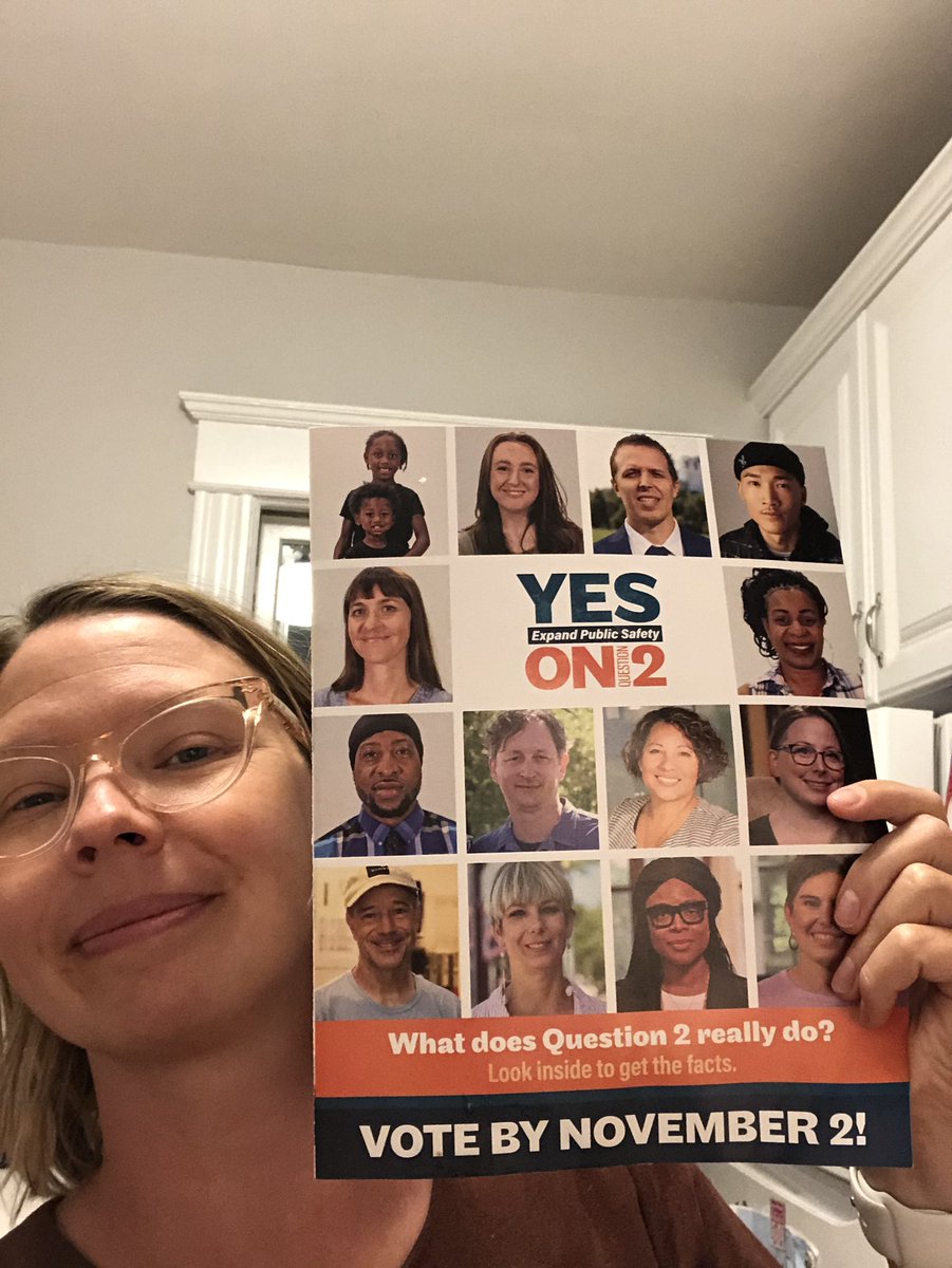 Add me to these beautiful faces voting for a new Dept of Public Safety! We need qualified, unarmed professionals AND police to address safety needs in Mpls. It matters to me because I believe mental health services are an essential human right. #YesOn2 #Yes4Minneapolis