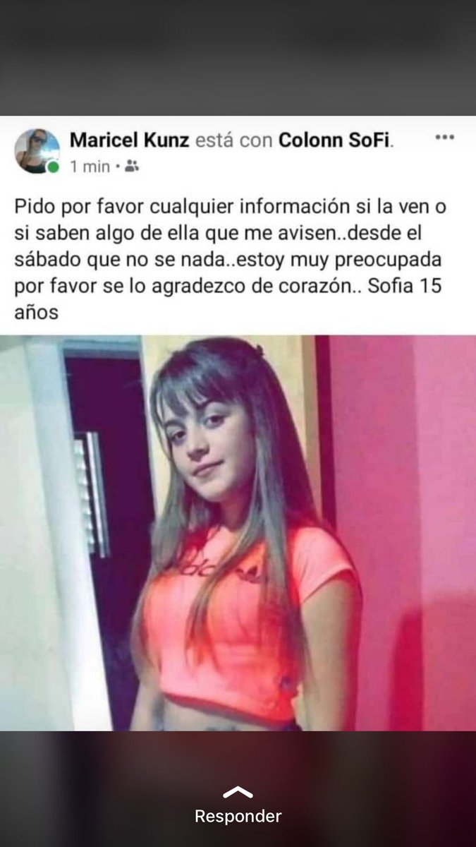 paulialbino's tweet photo. Difundan por favor!!
Es de Esperanza y no sabemos nada 🙏🙏 https://t.co/K6oz6Y6CRB