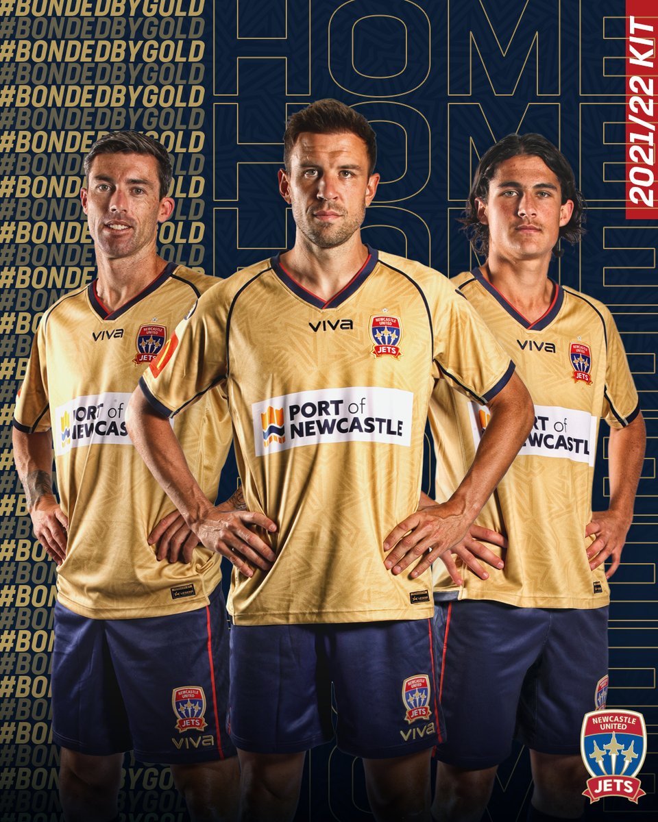 Introducing our 21/22 @ALeague kits 🙌

#BondedByGold <a href="/PortofNewcastle/">Port of Newcastle</a>