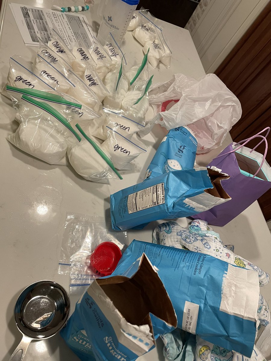MrsWhite6th's tweet photo. The lady fulfilling my target pickup order told me to “enjoy your….sugar?” My @HeritageBroncos will tomorrow for our first real lab! #ProudtobeaBronco https://t.co/uk2LUHNHND