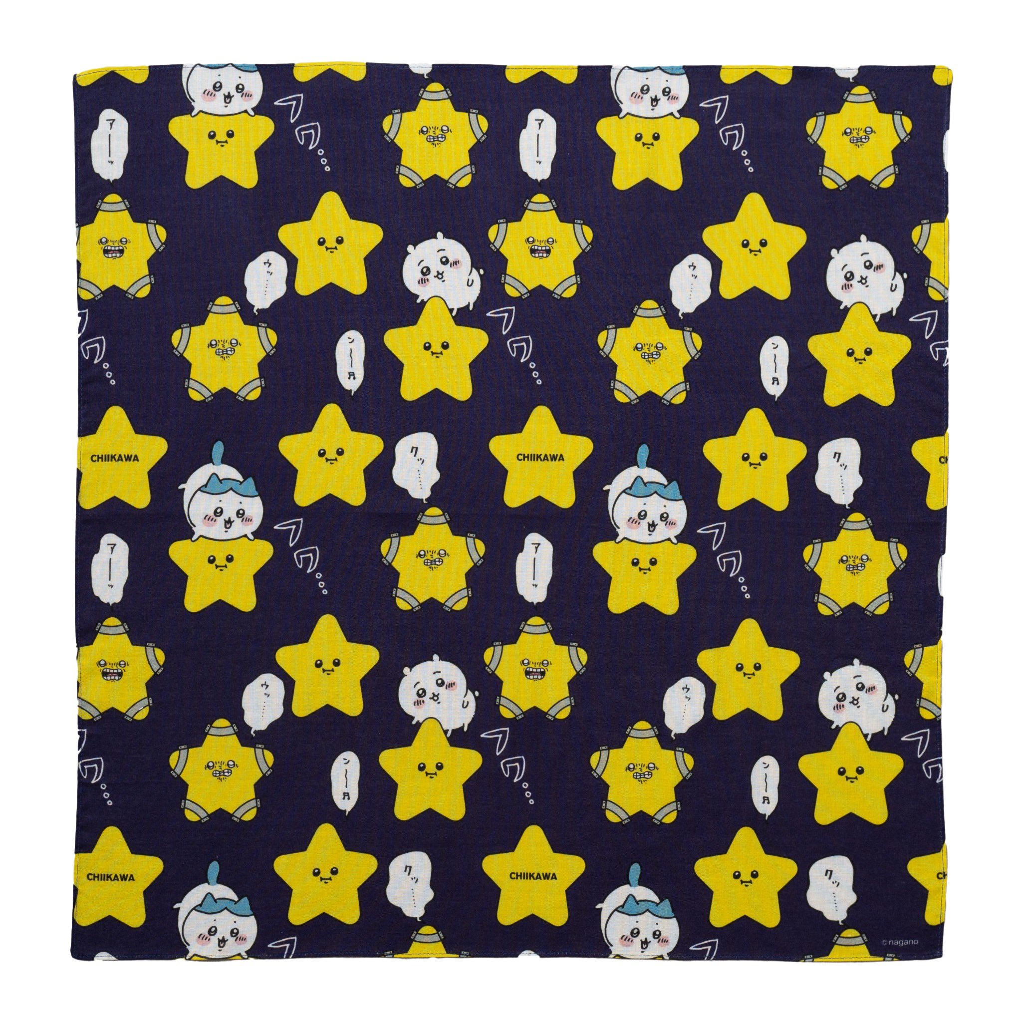 ちいかわバンダナ(45×45cm ブラック): レディース｜パシオス