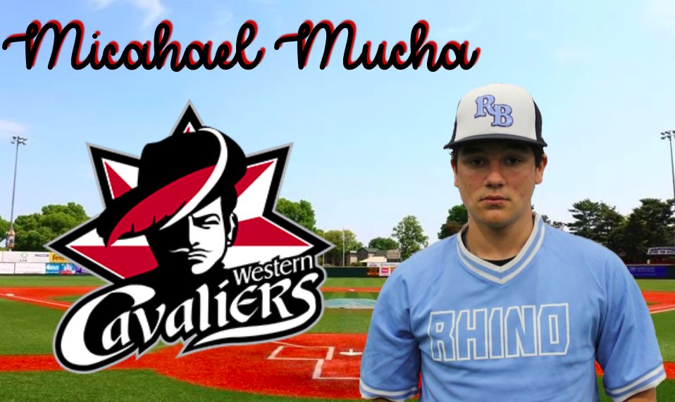 RhinoBaseball's tweet photo. Congrats to ‘22 RHP/OF Michael Mucha on his verbal commitment to Western Technical College.

Mucha is a spark plug type of player where he is always bringing the energy.

Even more impressive is that Mucha puts the team first and foremost. 

Congrats kid! https://t.co/3LubwXd5kY