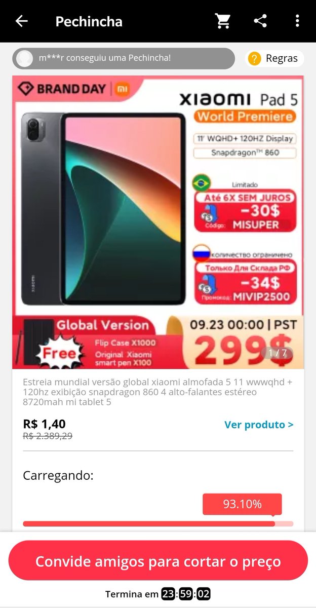 Pechincha do Aliexpress!
campaign.aliexpress.com/wow/gcp/slash_…