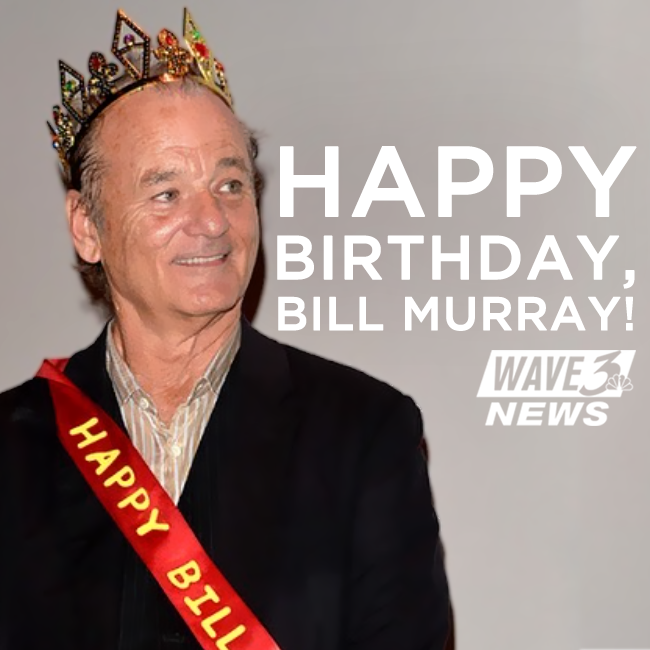 \"Just beat my record for most consecutive days without dying.\"

Happy 71st birthday, Bill Murray! 