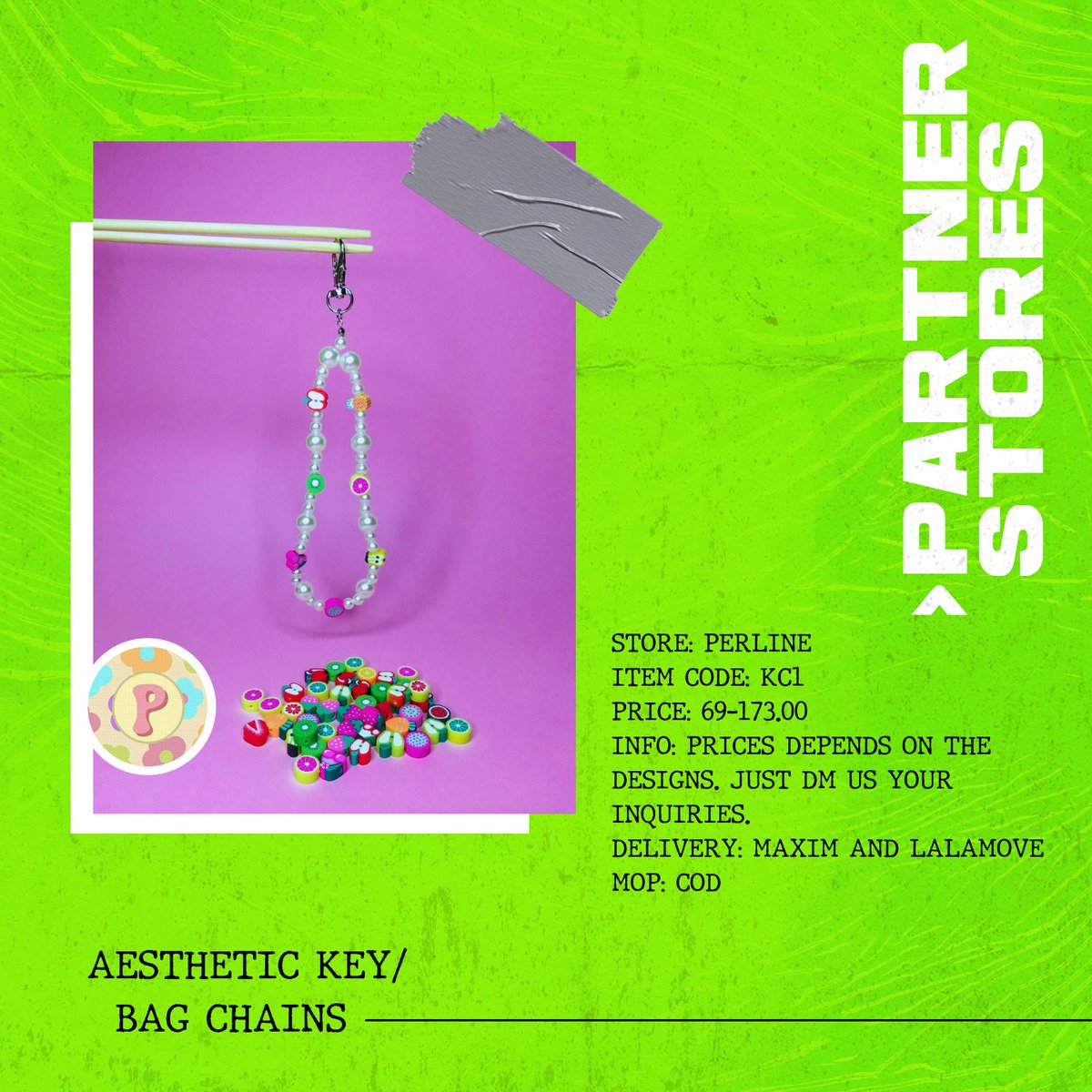 NJLB2020's tweet photo. Beads to Good Deeds! 
Perline is a business that sells customize beaded jewelry, as well as key &amp; bag chains. They also accept bulk orders for baby christenings, birthday parties, weddings, and other events. Bead items are stylish, and It's also a sweet present for someone! https://t.co/gBcYU4lmxW