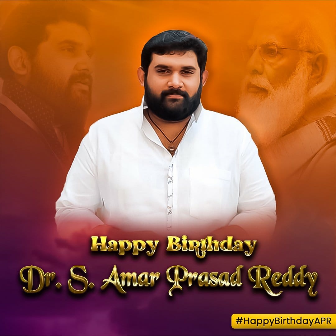 Happy Birthday our national president Dr.Amar Prasad Reddy ji <a href="/amarprasadReddy/">APR</a> #HappybirthdayAPR