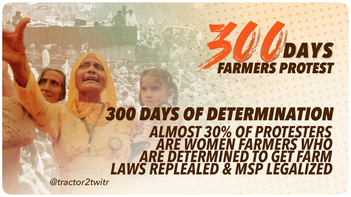 किस्मत में नहीं अपने कामों मे विश्वास रखो ।

Keep supporting 
#FarmersProtest 
#300DaysOfFarmersProtest